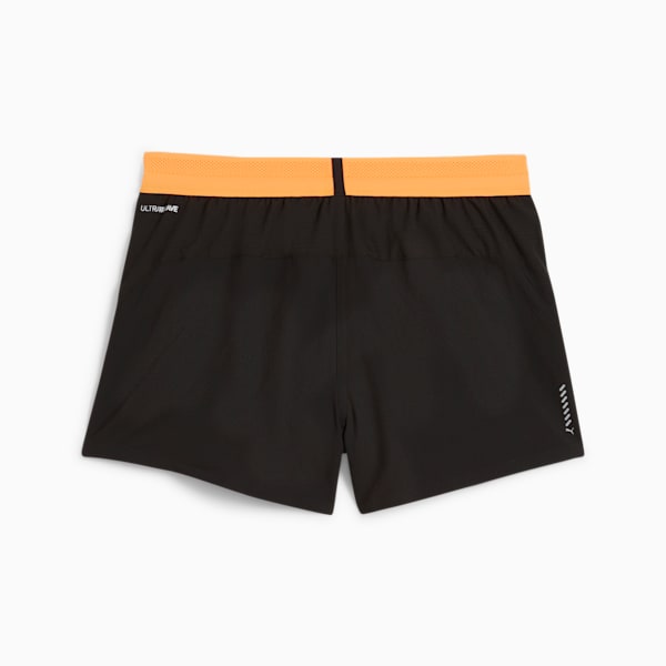 RUN ULTRAWEAVE VELOCITY Women's 3" Running Shorts, PUMA Black-Sun Stream, extralarge-IND